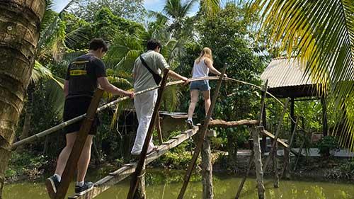 Students studying abroad